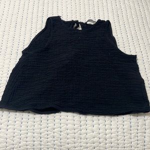 Zara black tank